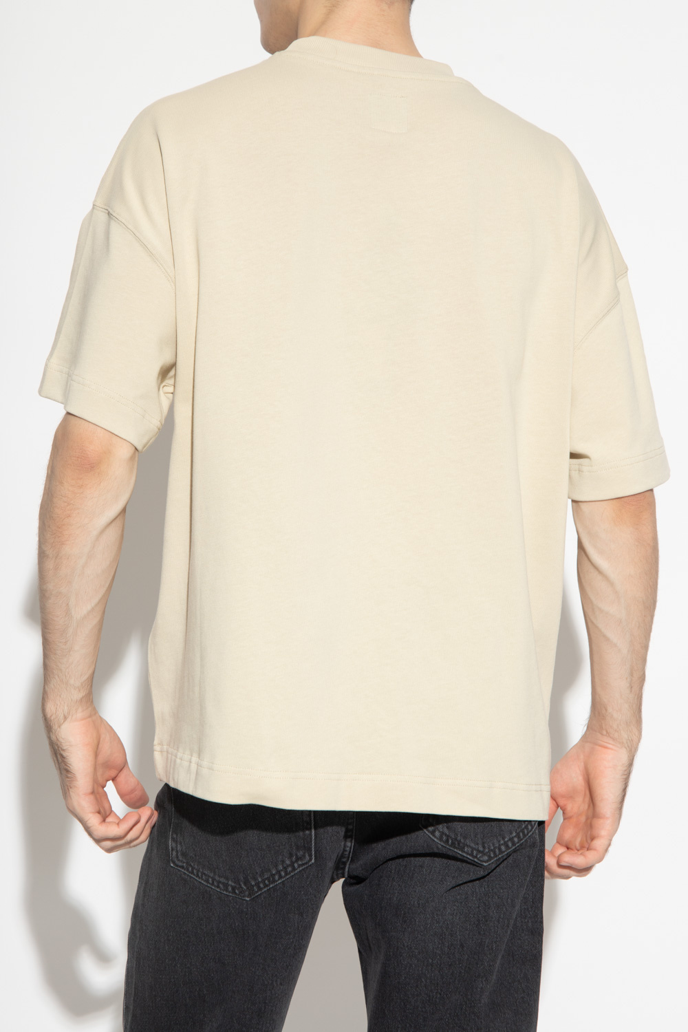 Beige Cotton T - shirt Emporio Armani - Printed Emporio